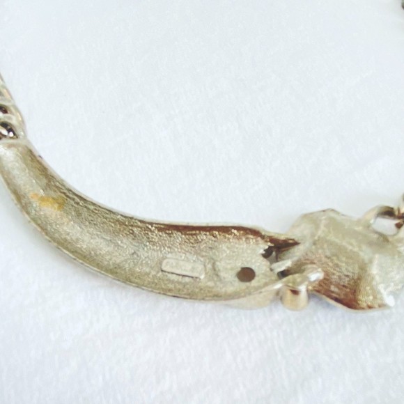 Park Lane Silver Tone Chain Necklace With Blue & Clear Stone Pendant - Picture 6 of 8